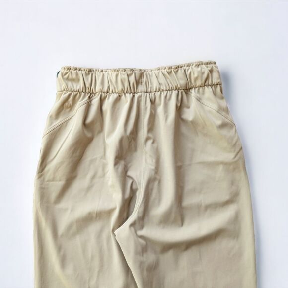 Lululemon Keep Moving Stretch High Rise Elastic Drawstring Pants Women 6 Trench - Picture 10 of 15